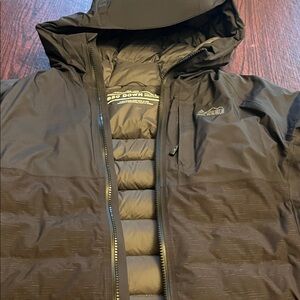 Women’s REI Black Waterproof Hooded Puffer Jacket